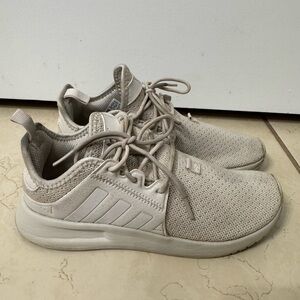 Adidas Kids Light Gray Sneakers